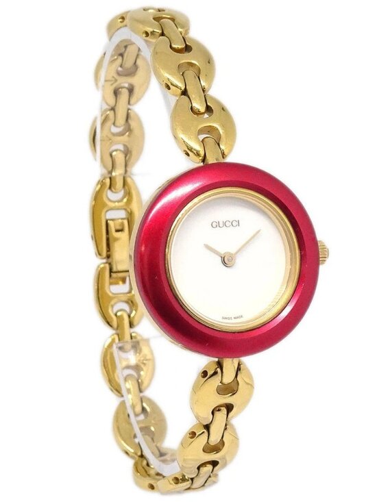 Gucci 11/12.2 Change Bezel Chameleon Quartz Watch SS 126685 main image 10